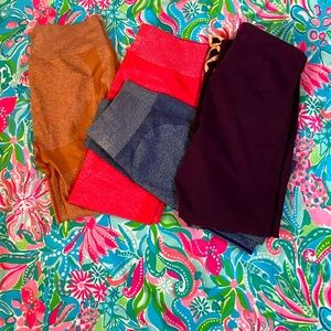 3 pairs of Pink Active leggings size L